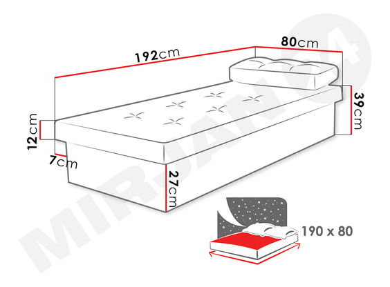 Taburetka Herkules Malá (biela + tmavosivá) *výpredaj