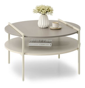 Măsuță de cafea Despidio (crem)