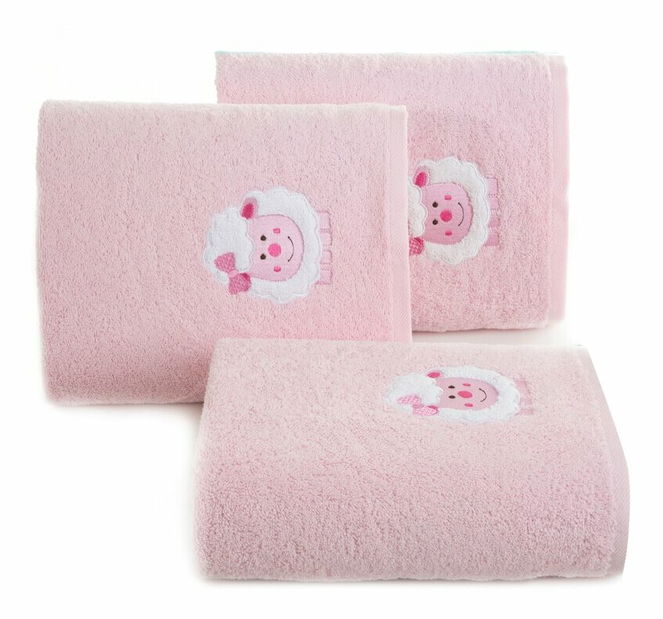 Set prosoape 70x140 cm Bambino 44 (3 buc) (roz)