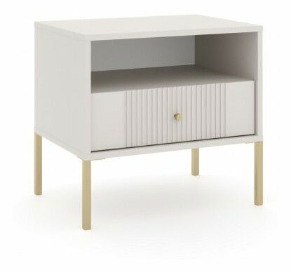 Nočný stolík Isae 5W (kašmír + zlatá)