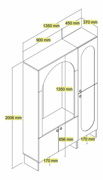 Predsieň Palinka 1 (krémová)