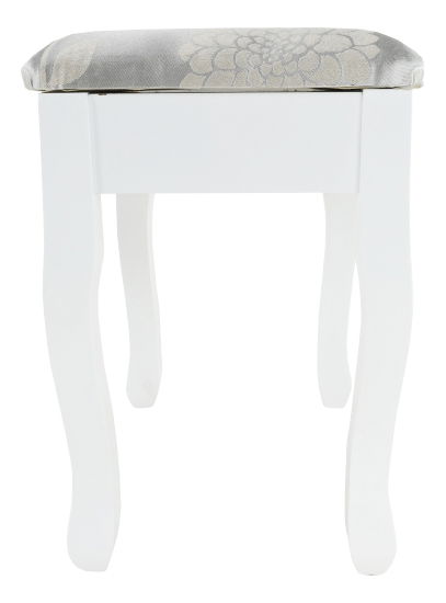 Toaletni stolić s tabureom Linetik (bijela)