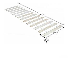 Podnica od lamela 200x160 cm 14 letvica  