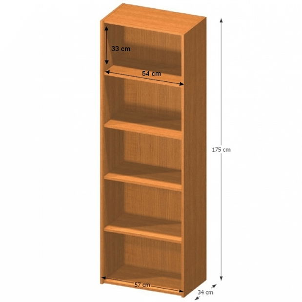 Regál Asista AS 001 čerešňa