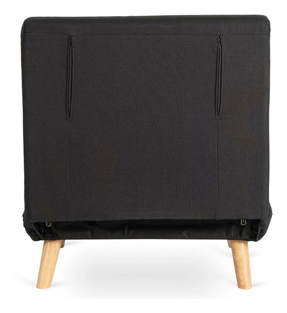 Fotoliu extensibil Motecacleta 1 (negru) 