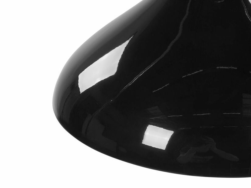 Závesná lampa Iskandar (čierna)