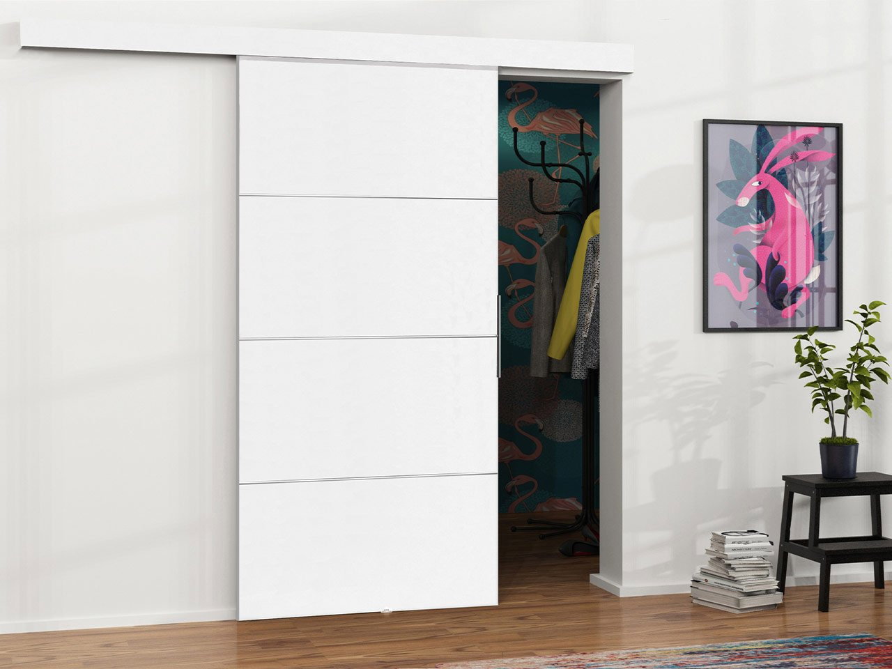 Klizna vrata Meralia 7 (bijela)