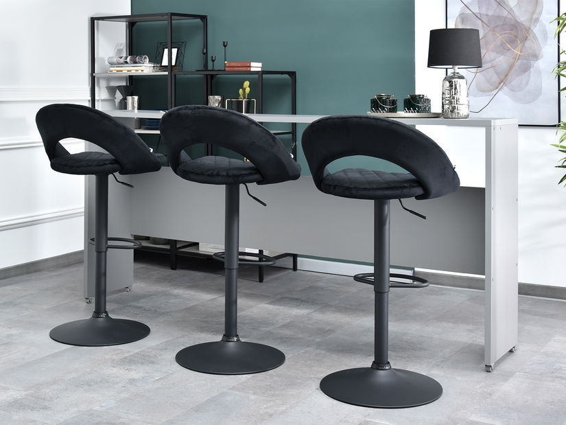 Stolica Hamlet (crna + krom)