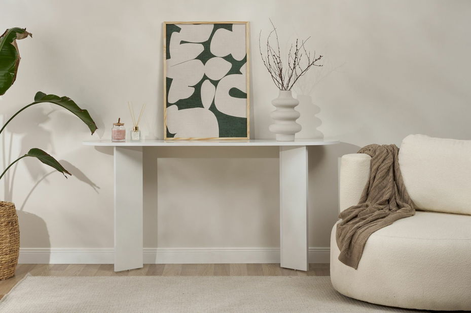 Konzolasztal Sirinda (fehér) 
