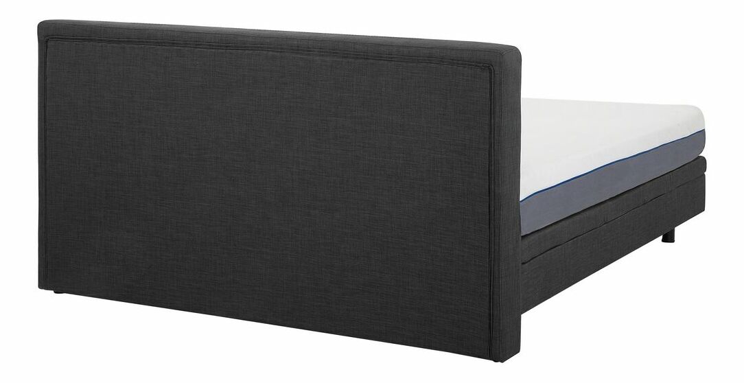 Manželská posteľ 180 cm DUCHE (sivá)