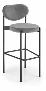 Barová stolička Hao (sivá)