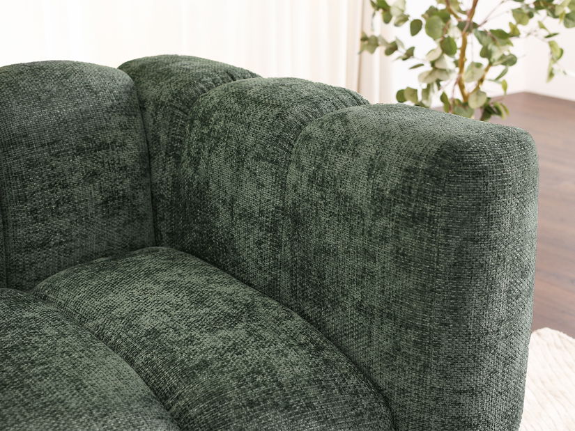 Pohovka dvojsedačka Ocupan (čierna)