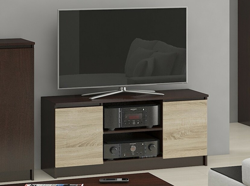 TV stolík Darian (wenge + dub sonoma)