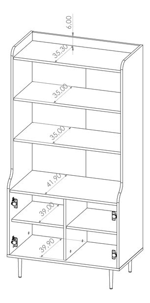 Regal Vasecta R2D (hrast brandy castello)