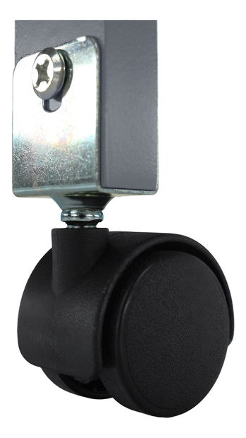 Kolica za posluživanje Brooke (siva + prirodna)