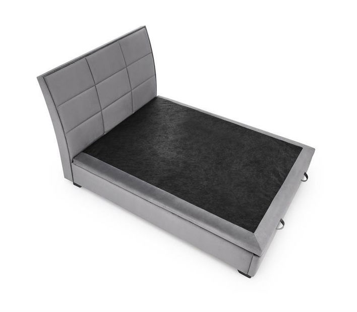 Manželská posteľ 160 cm Continentalis 2 (s úložným priestorom) (bez matraca) (sivá)