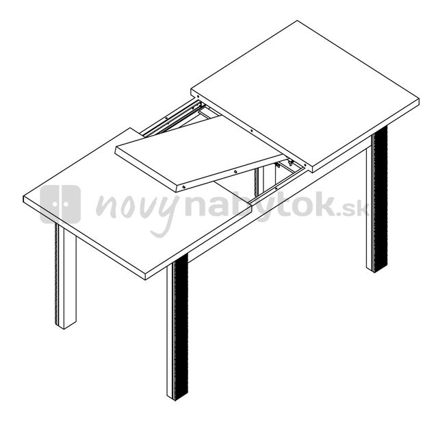 Jedálenský stôl BRW Raflo STO/8/18 (pre 6 až 8 osôb)