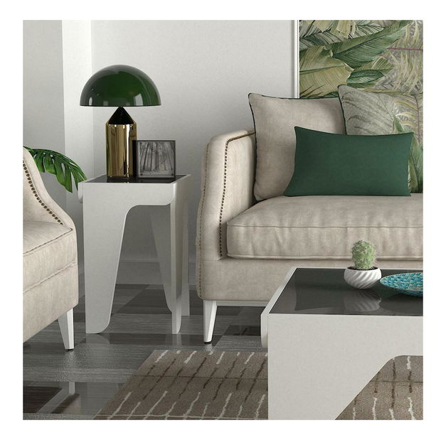 Príručný stolík Pododo (biela) 