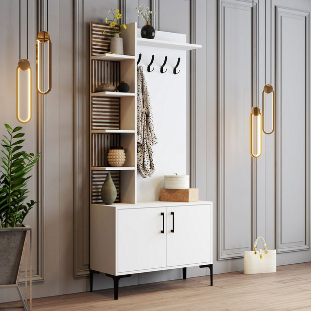 Mobilier hol Valery 4 (alb)