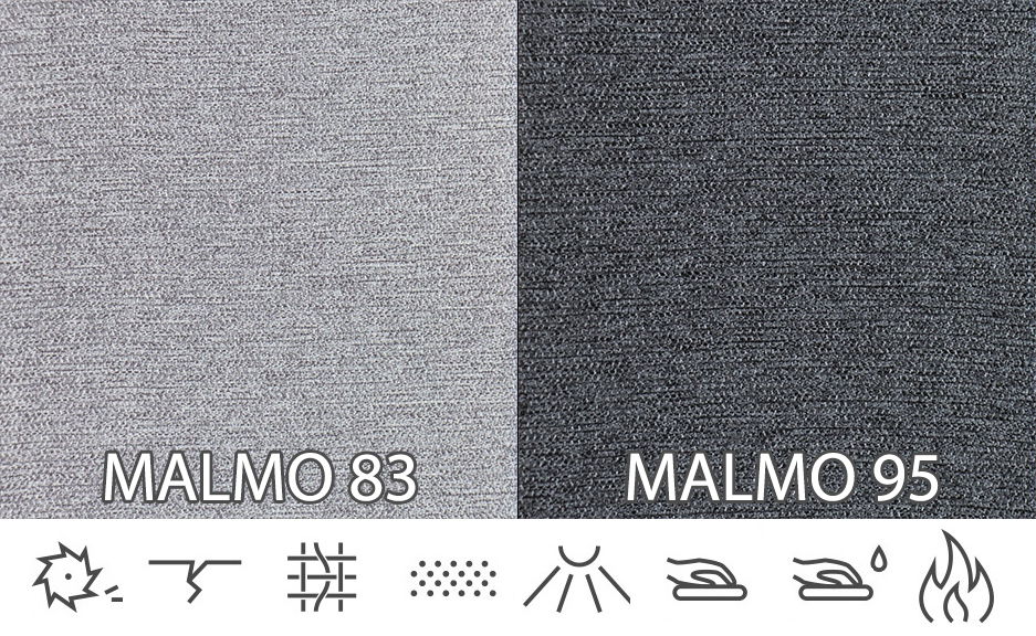 Rohová sedačka Hosta (svetlosivá + tmavosivá) (L)