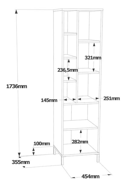 Kupaonski ormarić Valo 12 (bijela)