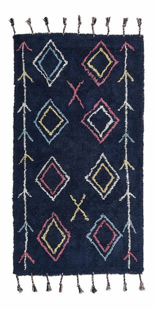 Covor 80 x 150 cm Corriu (negru)