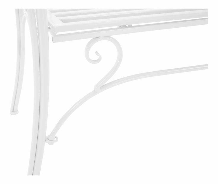 Bancă de grădină Entalia (alb) *vânzare stoc