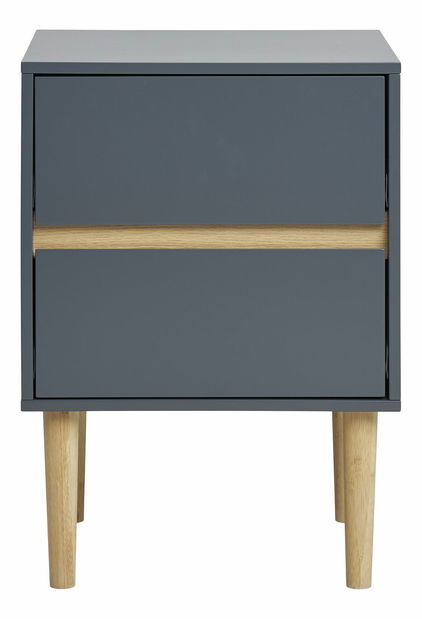 Nočný stolík Bnamira 2 (tmavosivá)