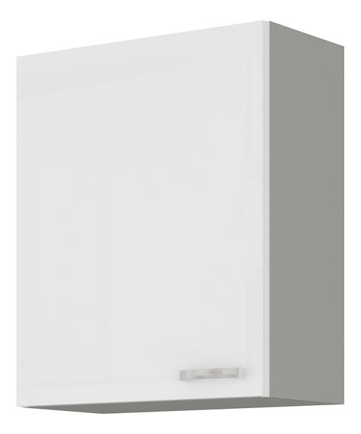 Gornji kuhinjski ormarić- Brunea 60 G-72 1F (siva + bijeli sjaj)