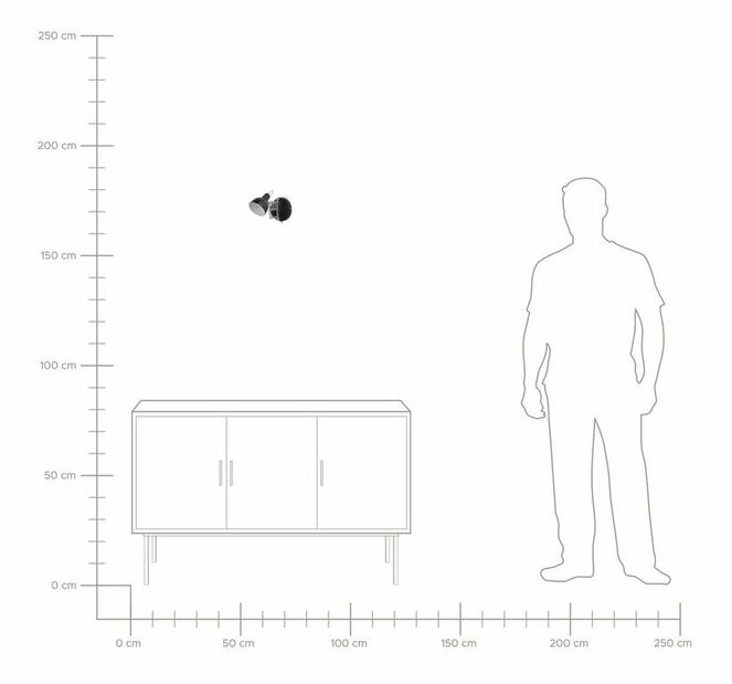 Lampă Filipe (negru)