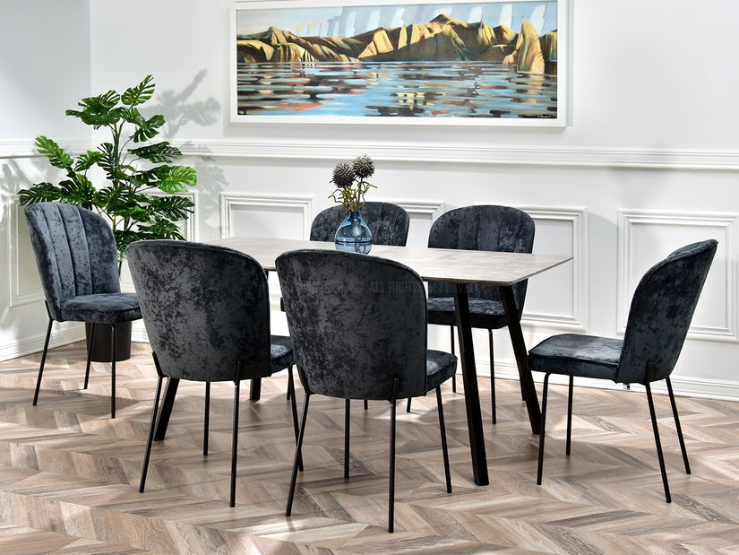 Blagovaonska stolica Obrar (grafit + zlatna)