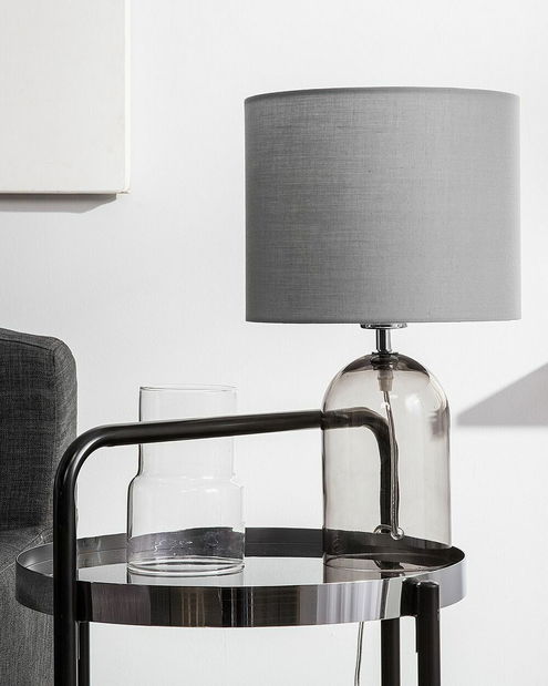 Stolná lampa Doriana (sivá)
