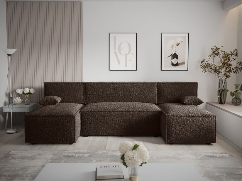 Colțar în formă de U Mirage U Sed (maro închis)