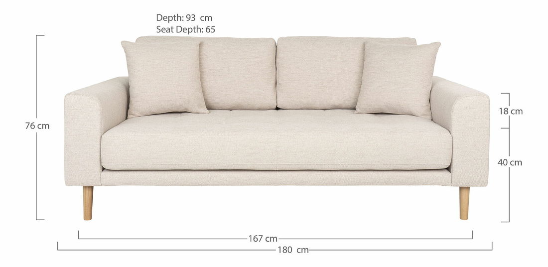 Pohovka dvojsedačka Lvaveriaora 25 (piesková)