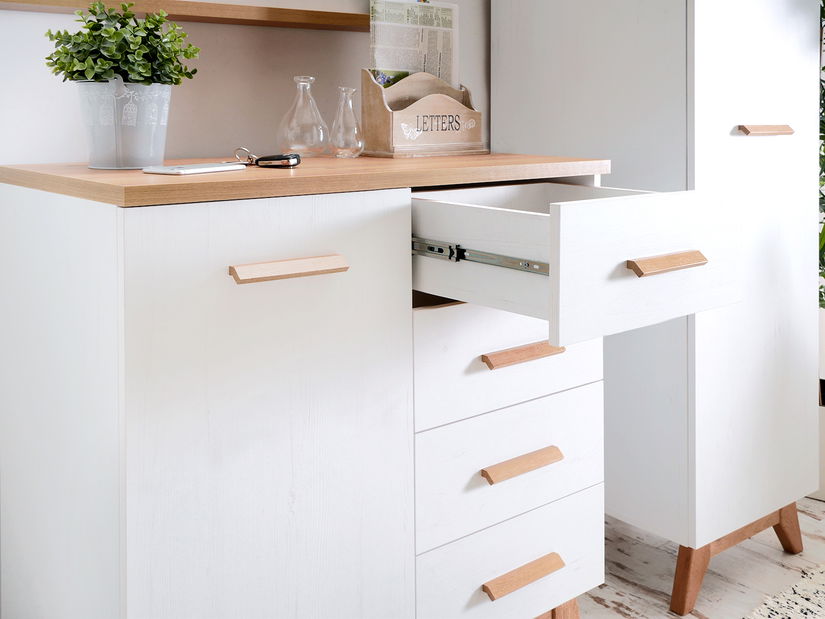 Komoda Balones BG08 (biela + dub)