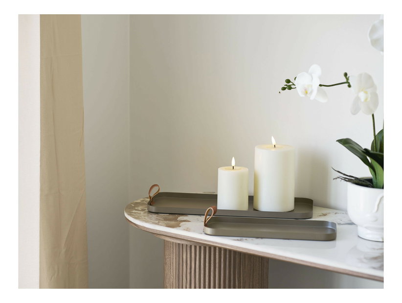 Set 2 ks táciek Tsiveria 9 (hnedá)