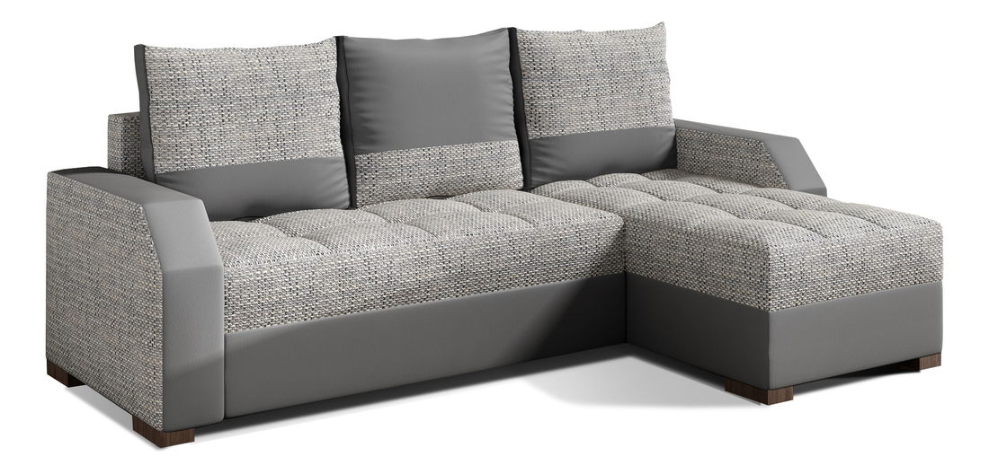 Rohová sedačka Aresea (sivá) (P)