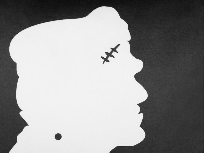 Ozdobný vankúš 45 x 45 cm Frankie (čierna)