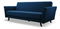 Canapeaua trei locuri Linear (Albastru închis) 