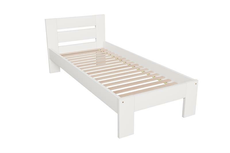 Egyszemélyes ágy 90 cm Matilly (fehér)