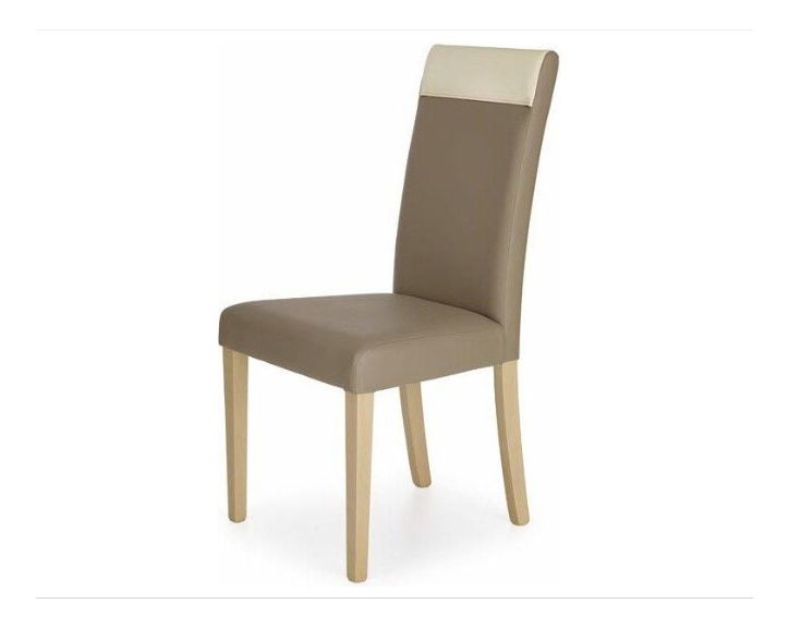 Scaun sufragerie Norbert (stejar sonoma + bej + crem)