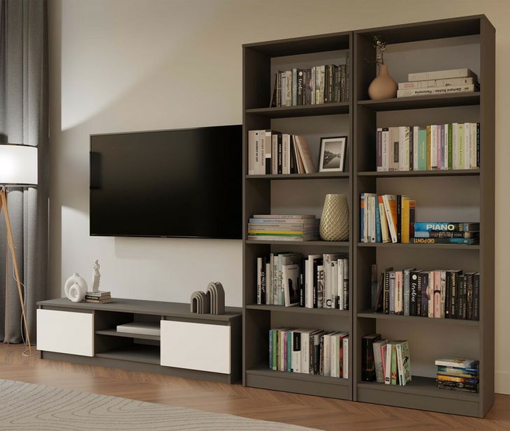 Regál Refarencios 3 (antracit)