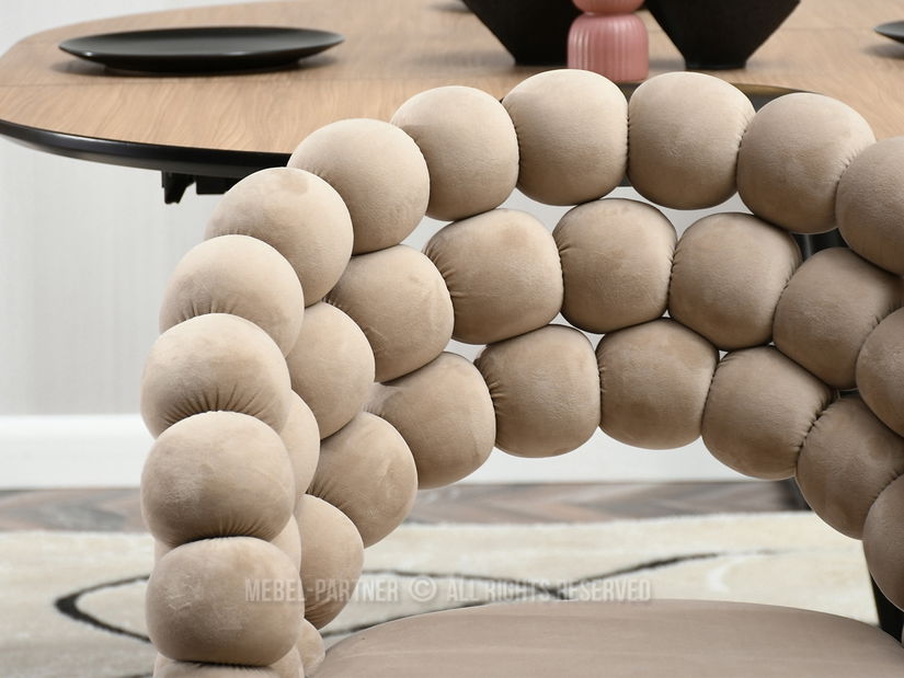 Szék Lulish (bézs + fekete)