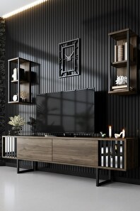 Mobilier living Chromatic (Nuc + Negru) *resigilate