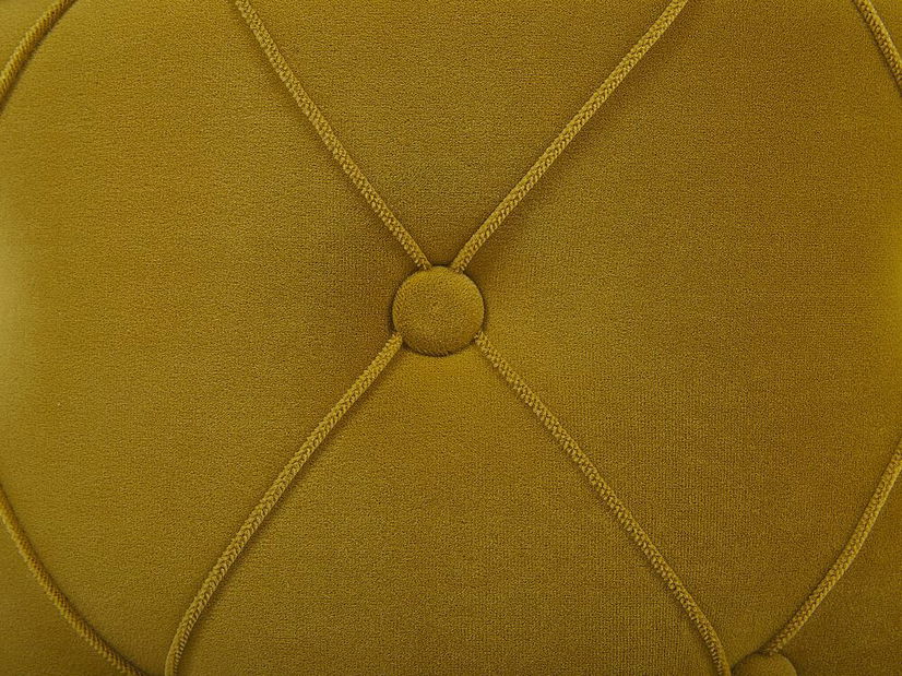 Set 2 ks. taburetiek POLE (látka) (žltá) (s úl. priestorom) *výpredaj