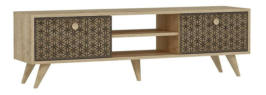 TV asztal/szekrény Navuli 2 (zafír tölgy) 