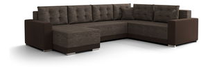 U alakú sarokkanapé Odyssey 3 (barna) (J)