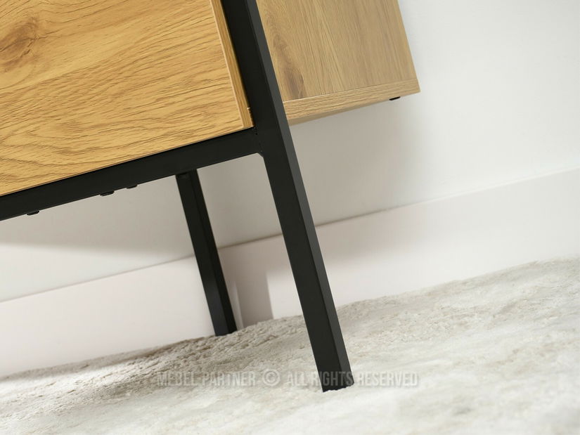 Regál Tejido (dub + čierna)