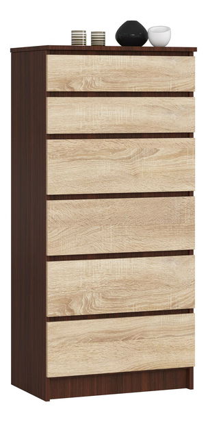 Komód Kalista III (wenge + szonoma tölgy)