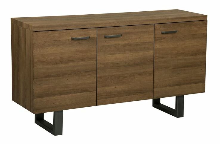 Comodă Timboon 3D (lemn închis)